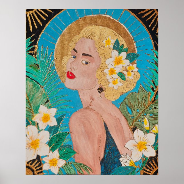 Póster Belle de Acacia Dorada (Frente)