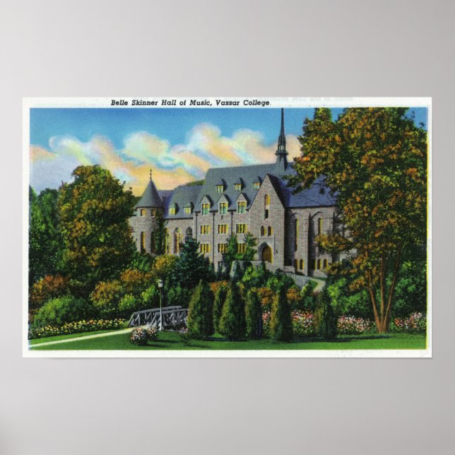 Póster Belle Skinner Music Hall, Vassar College (Frente)