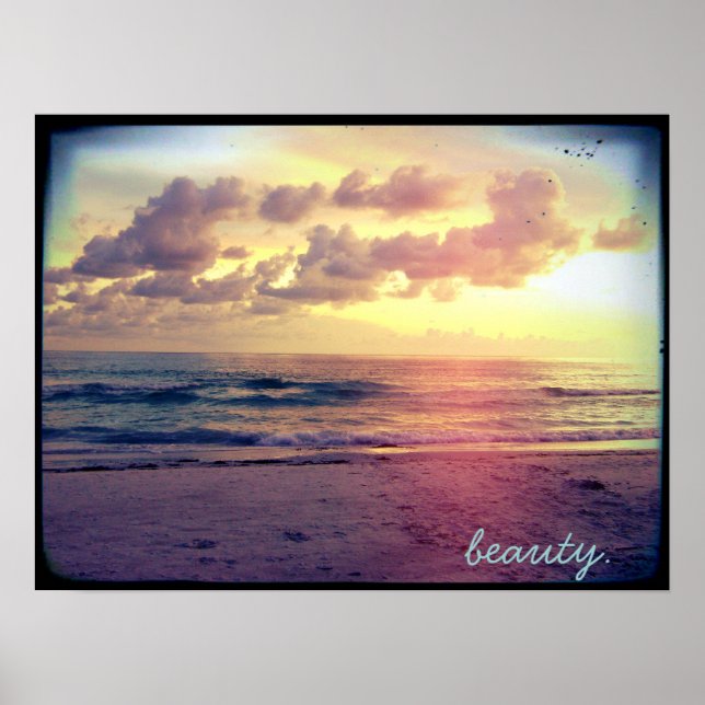 Póster belleza. (Frente)