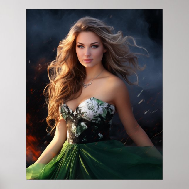 Póster Belleza Ardiente (Frente)