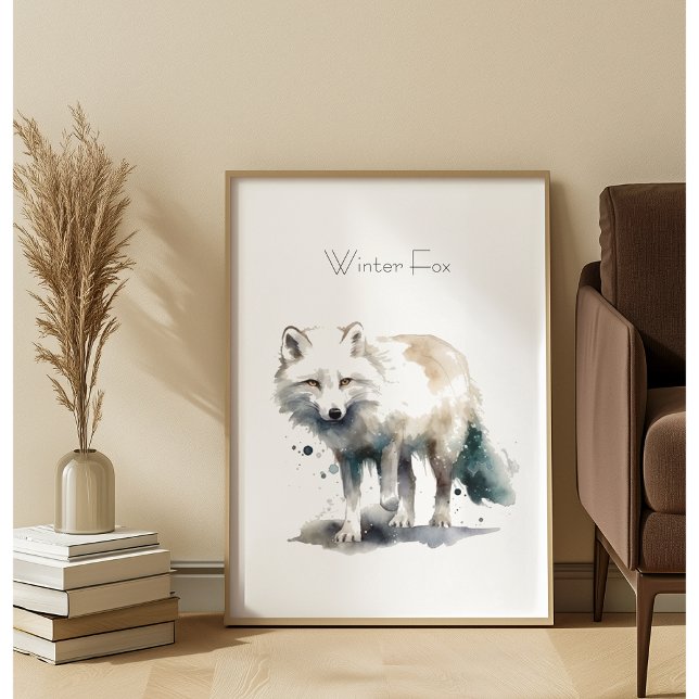 Póster Belleza ártica: personalizado de Winter Fox (Subido por el creador)