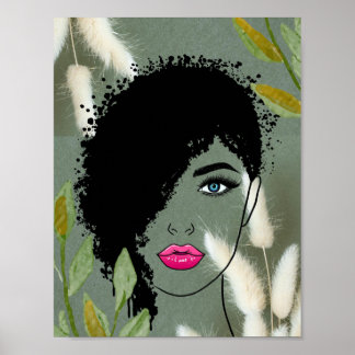Póster Belleza Botánica Audaz