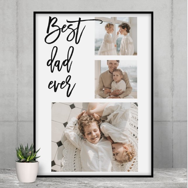 Póster Belleza Collage Foto Mejor Regalo De Papá Nunca (Subido por el creador)