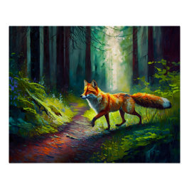 Póster Belleza de cabello rojo en la caza, habitantes de 