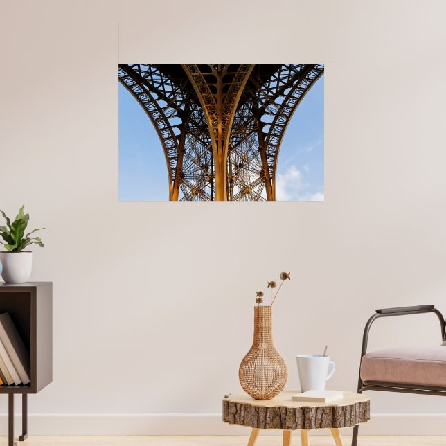 Póster Belleza de la Torre Eiffel en París (Salón 3)