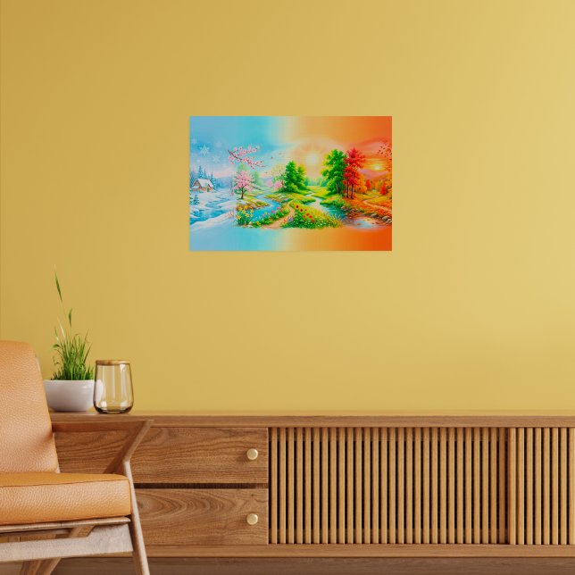 Póster belleza de las cuatro estaciones (Salón 2)