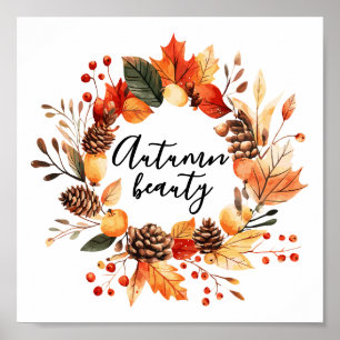 Póster Belleza de otoño