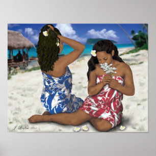 Póster Belleza de Samoana