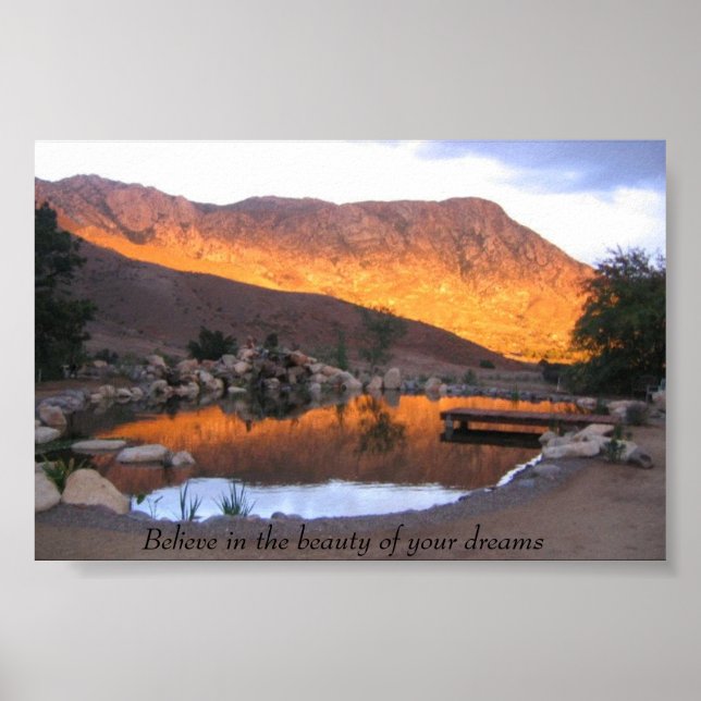 Póster Belleza de tus sueños (Frente)