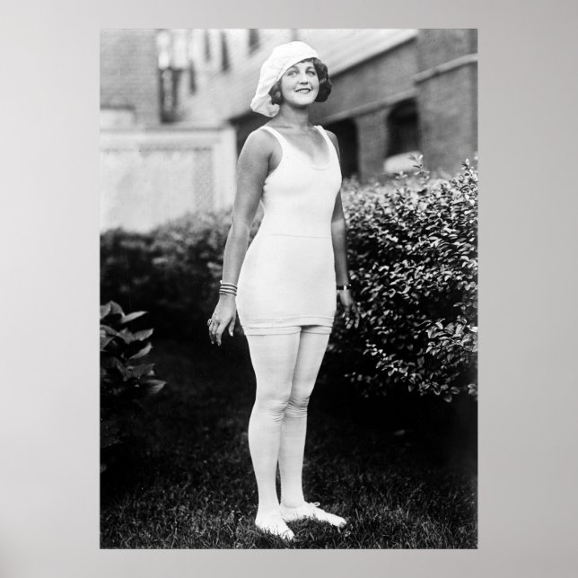 Póster Belleza del baño, a principios del siglo XX (Frente)