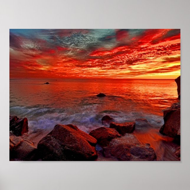 Póster Belleza del cielo por la noche (Frente)