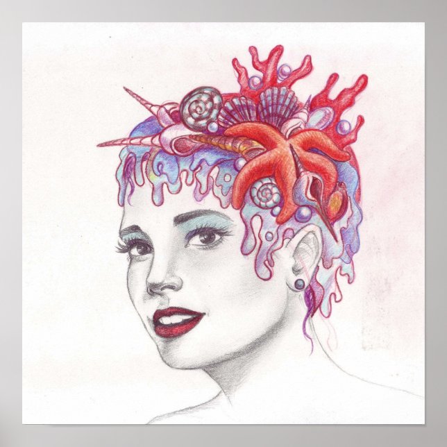 Póster Belleza del mar (Frente)