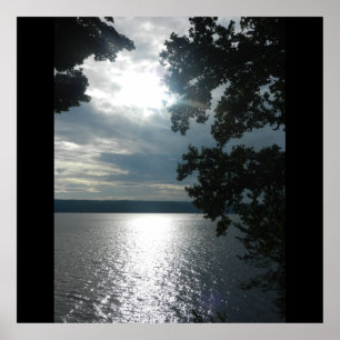 Póster BELLEZA DEL poster DE LOS LAGOS DE DEDO