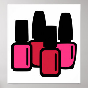 Póster Belleza del puño de uñas