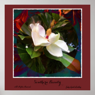 Póster " Belleza del Sur " Magnolia Poster