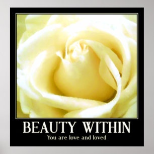 Póster Belleza dentro de_