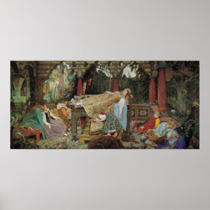 Póster Belleza durmiente de Viktor Vasnetsov