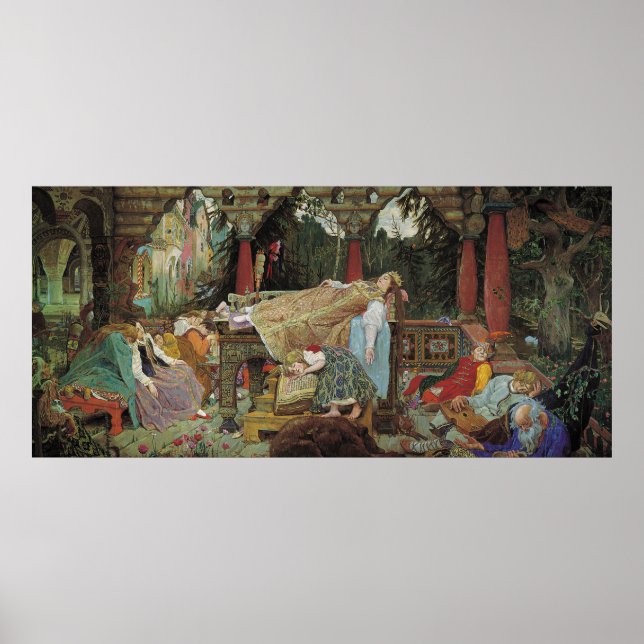 Póster Belleza durmiente de Viktor Vasnetsov (Frente)