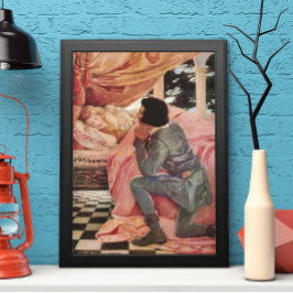 Póster Belleza durmiente vintage de Jessie Willcox Smith
