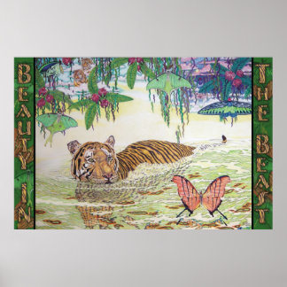 Póster Belleza En La Bestia