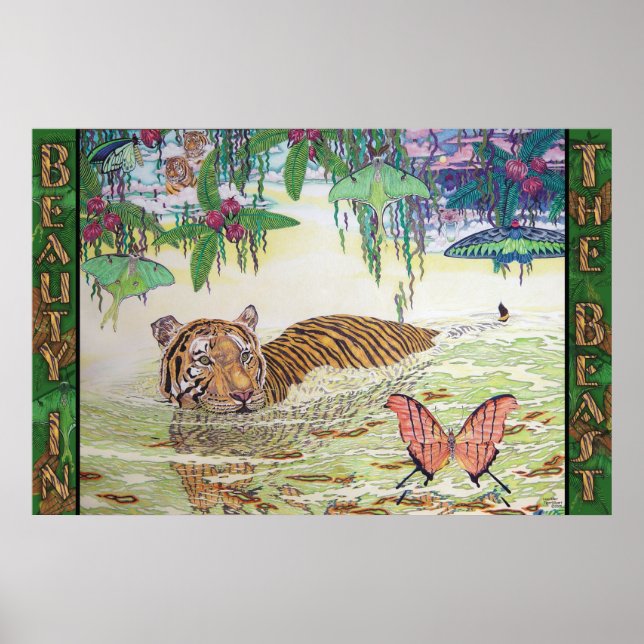 Póster Belleza En La Bestia (Frente)