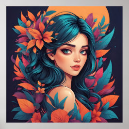 Póster Belleza floral