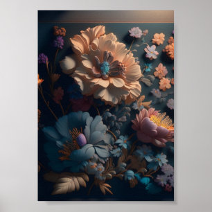 Póster Belleza floreciente