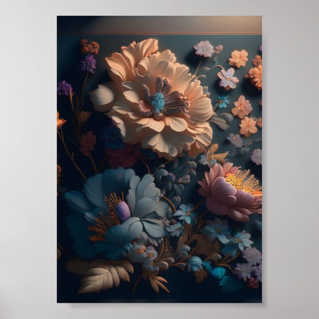 Póster Belleza floreciente (Frente)