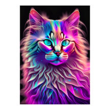Belleza fractal felina 250