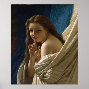 Póster Belleza Hedonística Joven Femenina