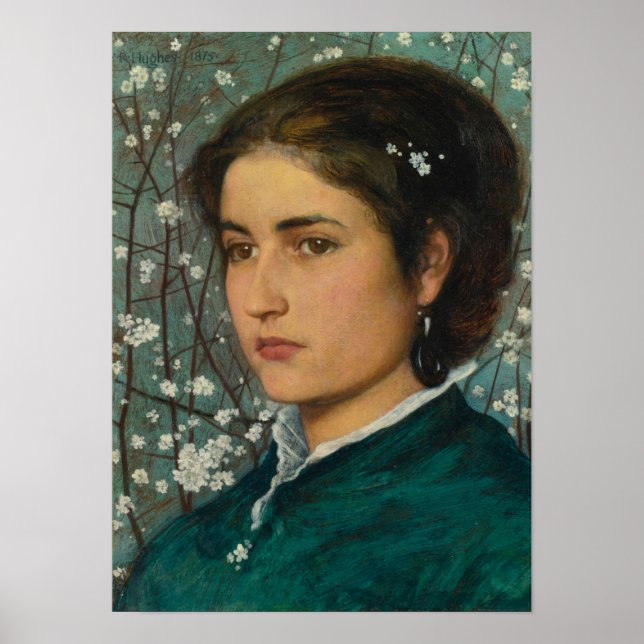 Póster Belleza joven (mujer elegante) (retrato femenino) (Frente)