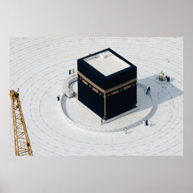 Póster belleza kaaba en La Meca Arabia Saudita (Frente)