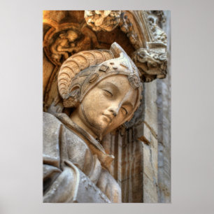 Póster Belleza medieval de la Gran Plaza de Bruselas