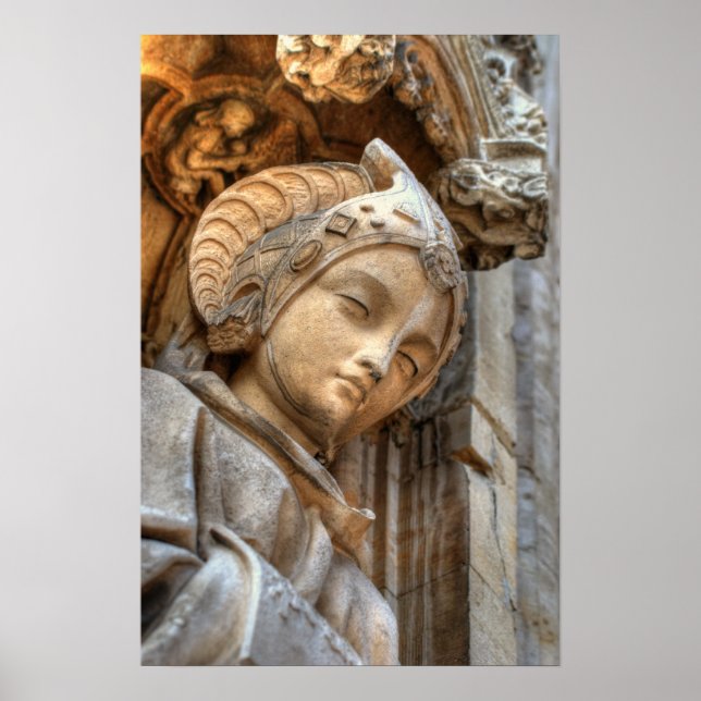 Póster Belleza medieval de la Gran Plaza de Bruselas (Frente)