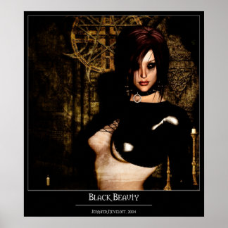 Póster Belleza negra