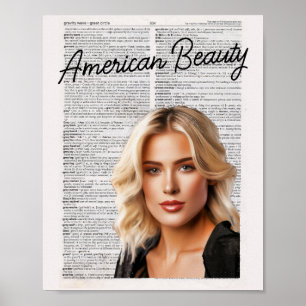 Póster Belleza norteamericana - en celebración