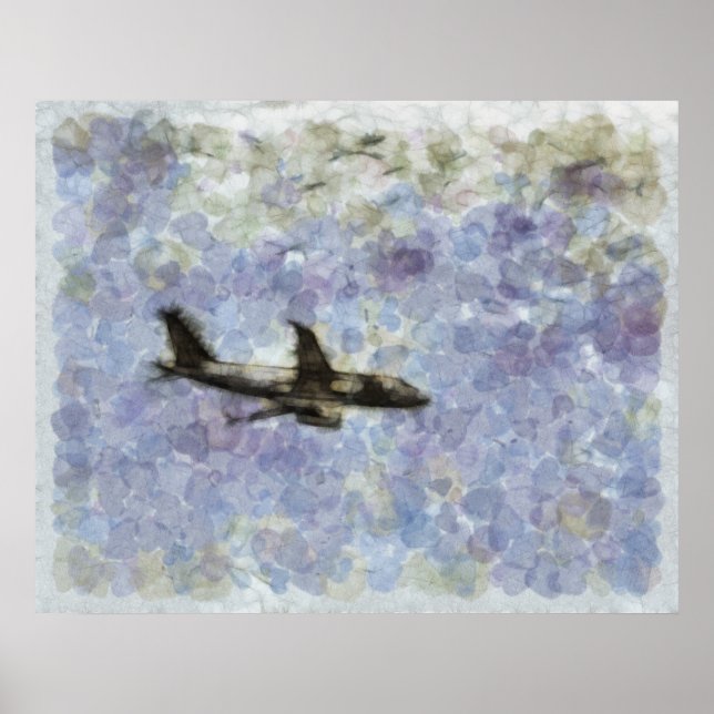 Póster Belleza por encima... Jet In The Sky. (Frente)