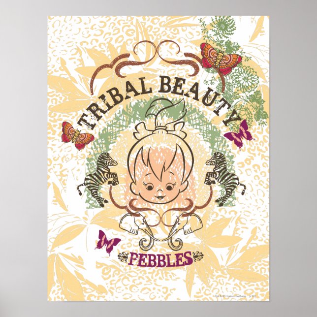 Póster Belleza tribal PEBBLES™ (Frente)