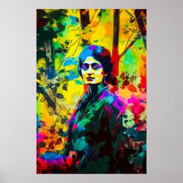 Póster Belleza vibrante