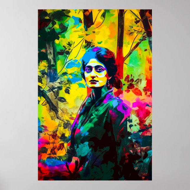 Póster Belleza vibrante (Frente)