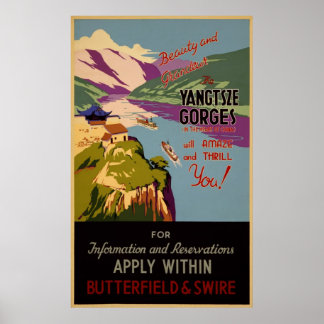 Póster Belleza y grandeza - el Poster de las gargantas de