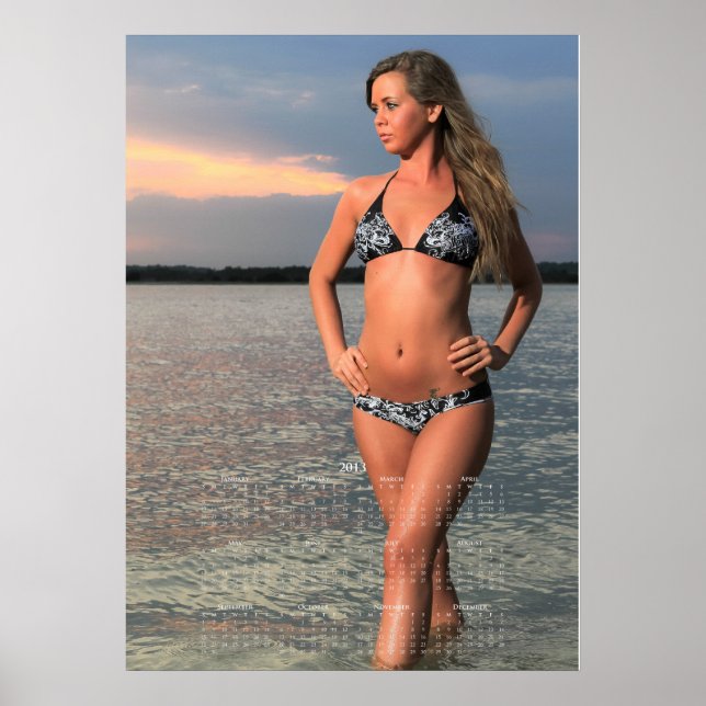 Póster Bellezas costeras de Carolina: Poster del calendar (Frente)