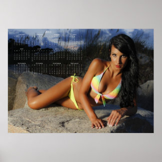 Póster Bellezas costeras de Carolina: Poster del calendar