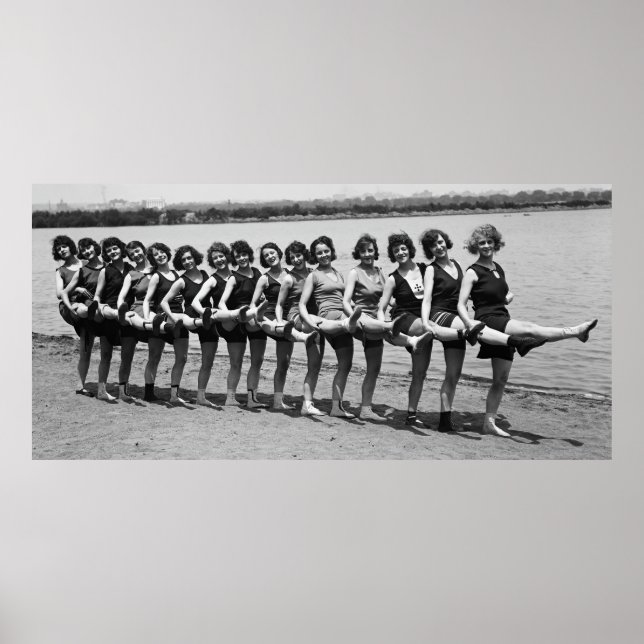 PÓSTER BELLEZAS DE BAÑO DE FLEXIBLES 1923 (Frente)