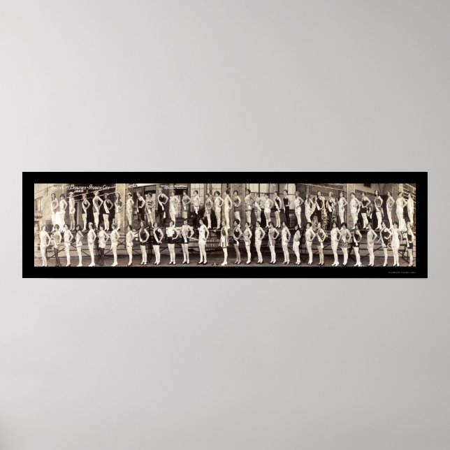 Póster Bellezas de baño NJ LG Photo 1926 (Frente)