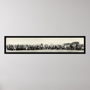 Póster Bellezas de baño y playa Autos Seal, CA Photo 1917