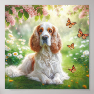 Póster bello Clumber Spaniel
