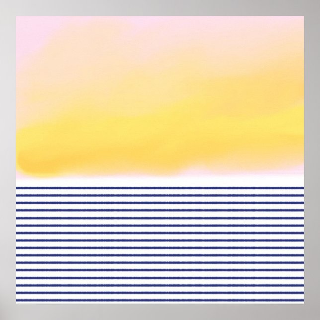 Póster bello diseño abstracto (Frente)