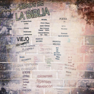 Póster Bellos libros de la Biblia en un Poster de pared d