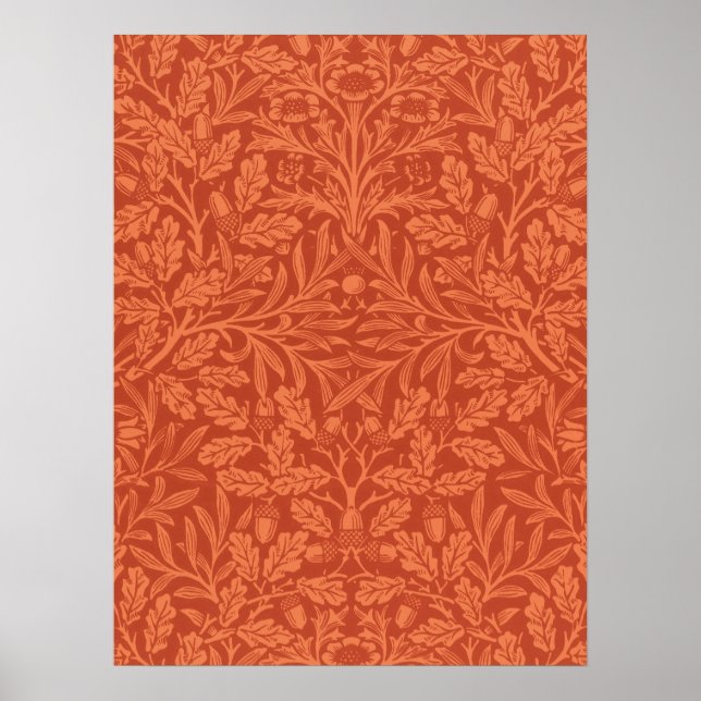 Póster bellotas de papel pintado de william morris y robl (Frente)